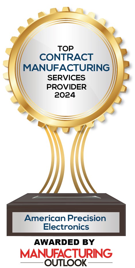 Top Contract Manufacturing Services Provider 2024 trophy award